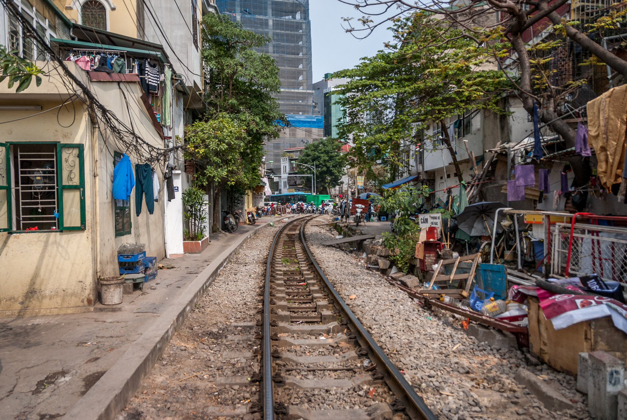 Hanoi train tracks