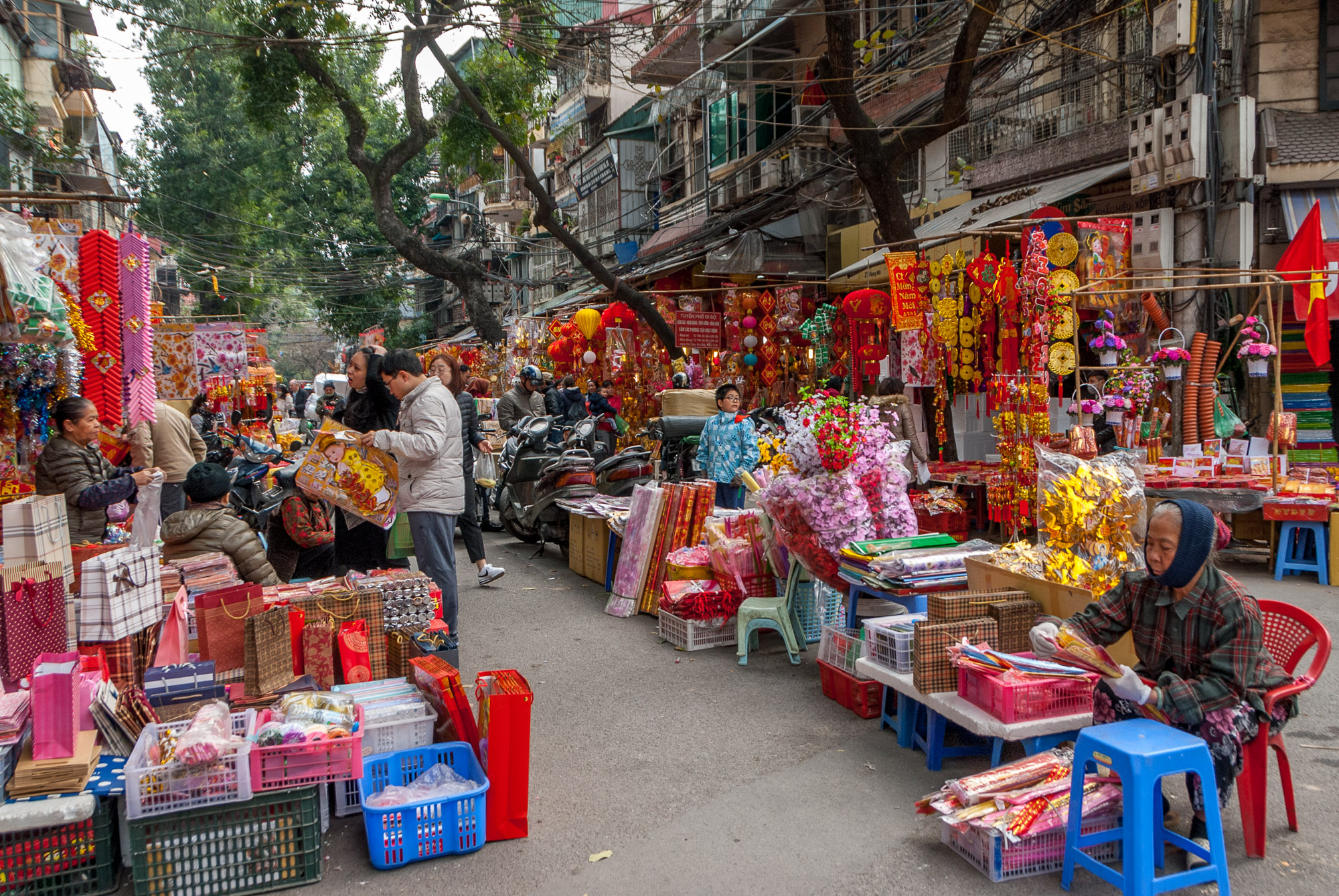 Hanoi Tet markets