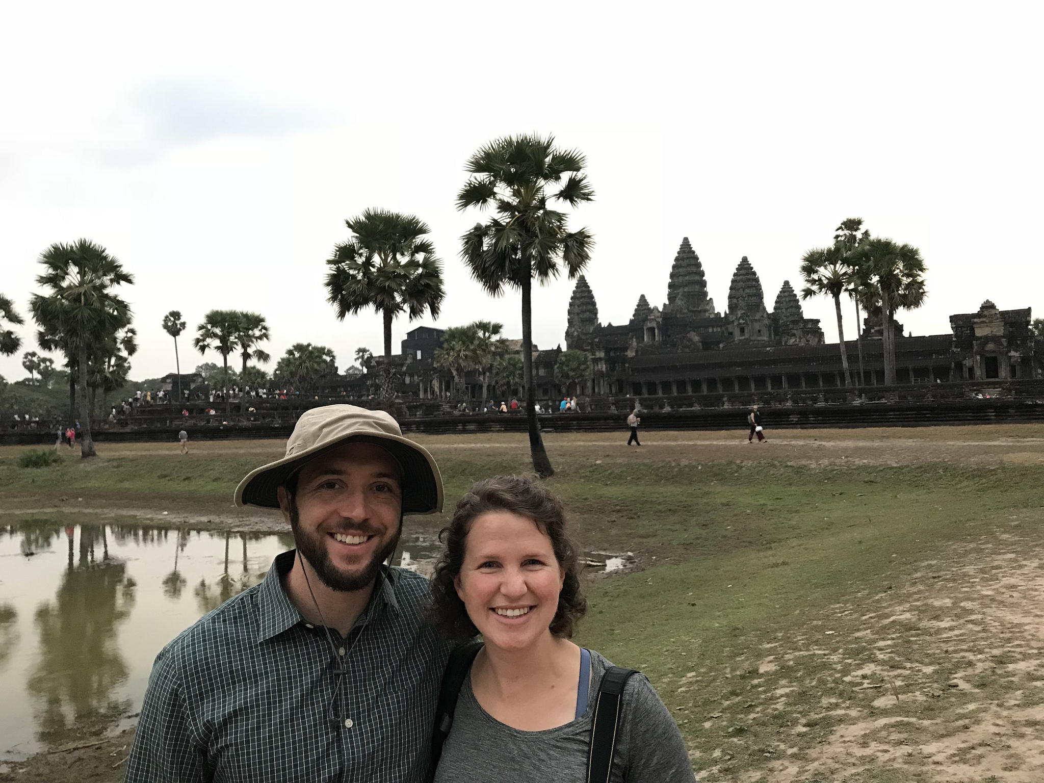 Dan and Heather at Angkor Wat