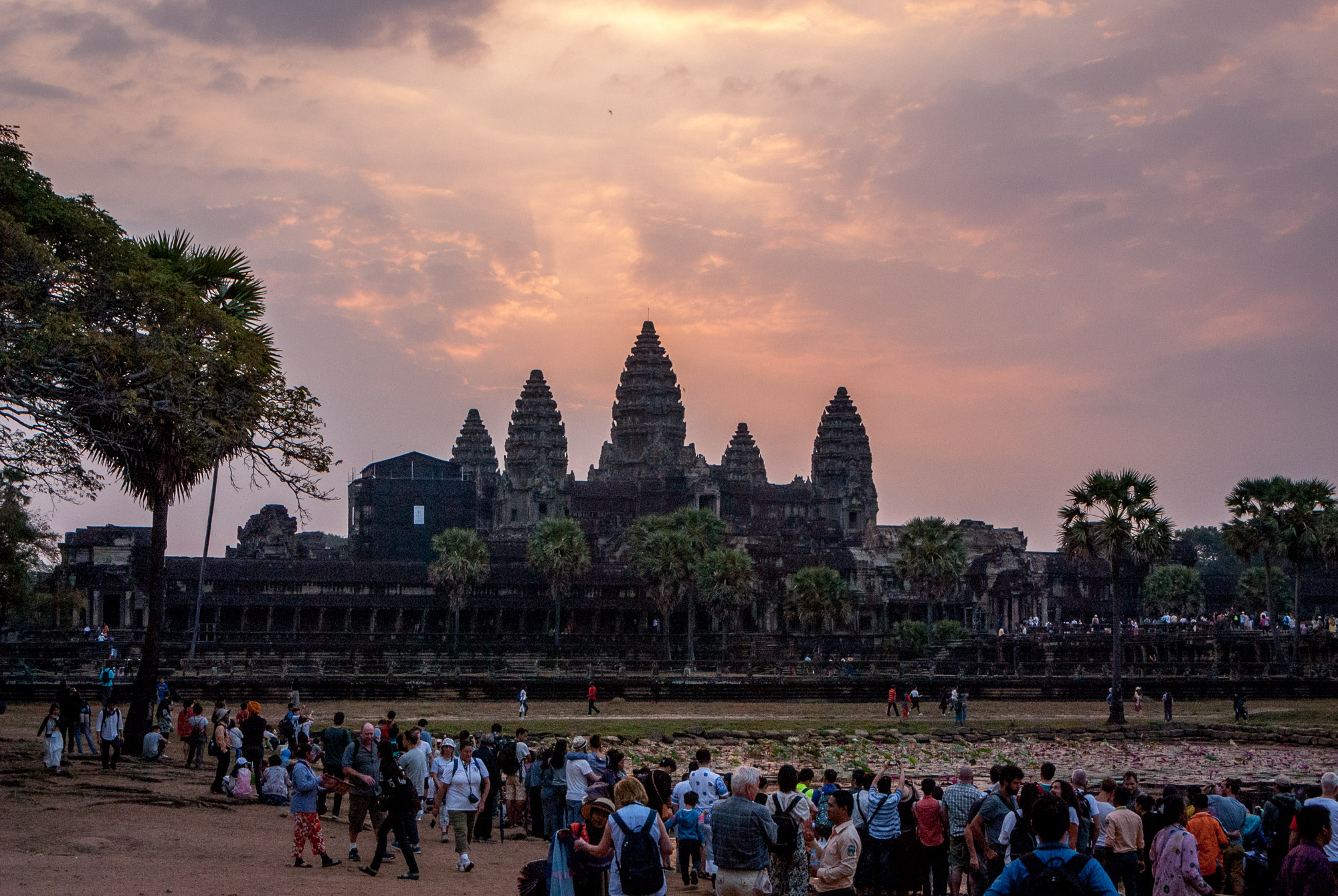 sunrise over angkor wat