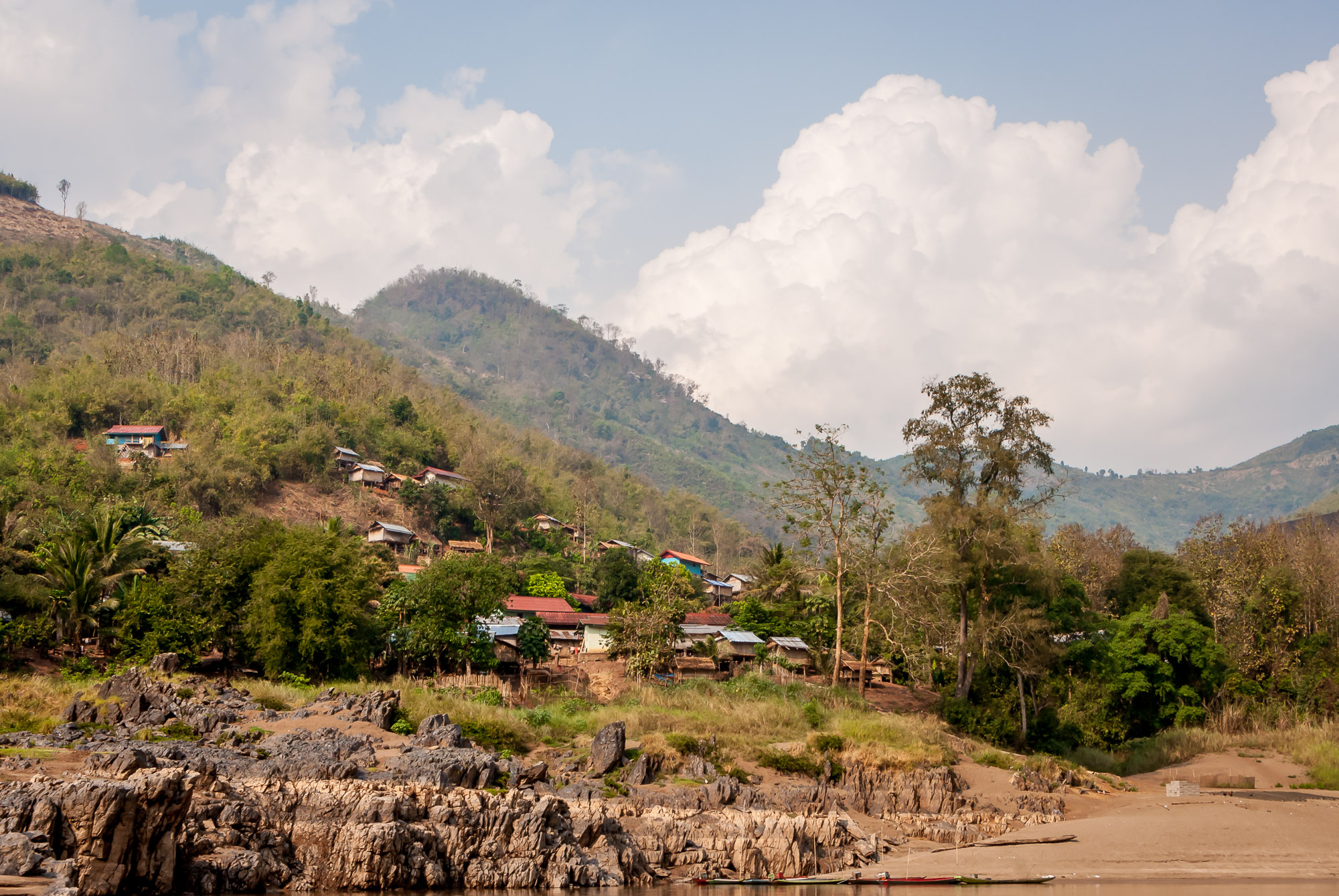 mekong river village