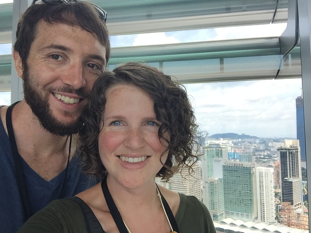 petronas towers bridge selfie