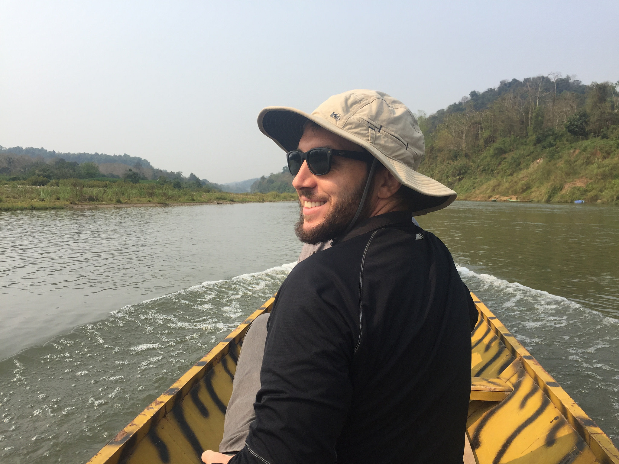 Dan on boat