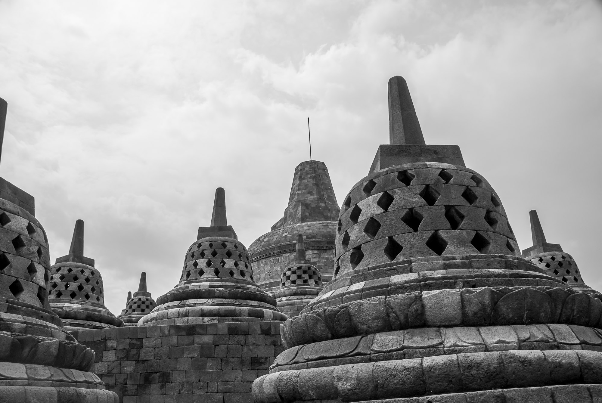 Borobudur top level