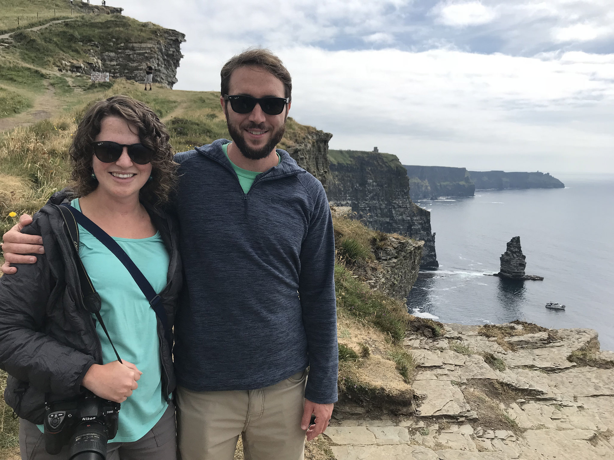 Heather and Dan at Cliffs of Moher