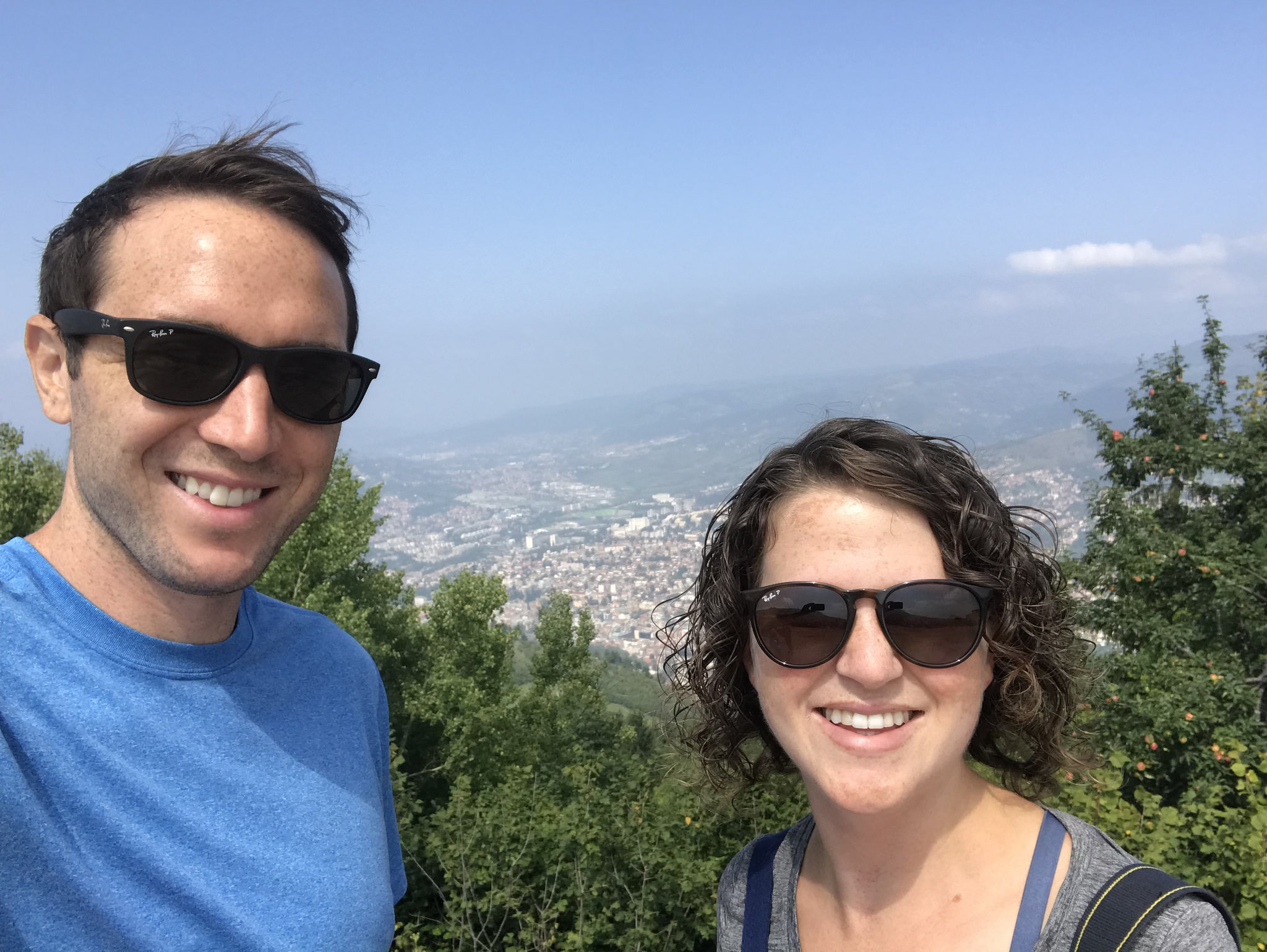 Dan and Heather at mountain top