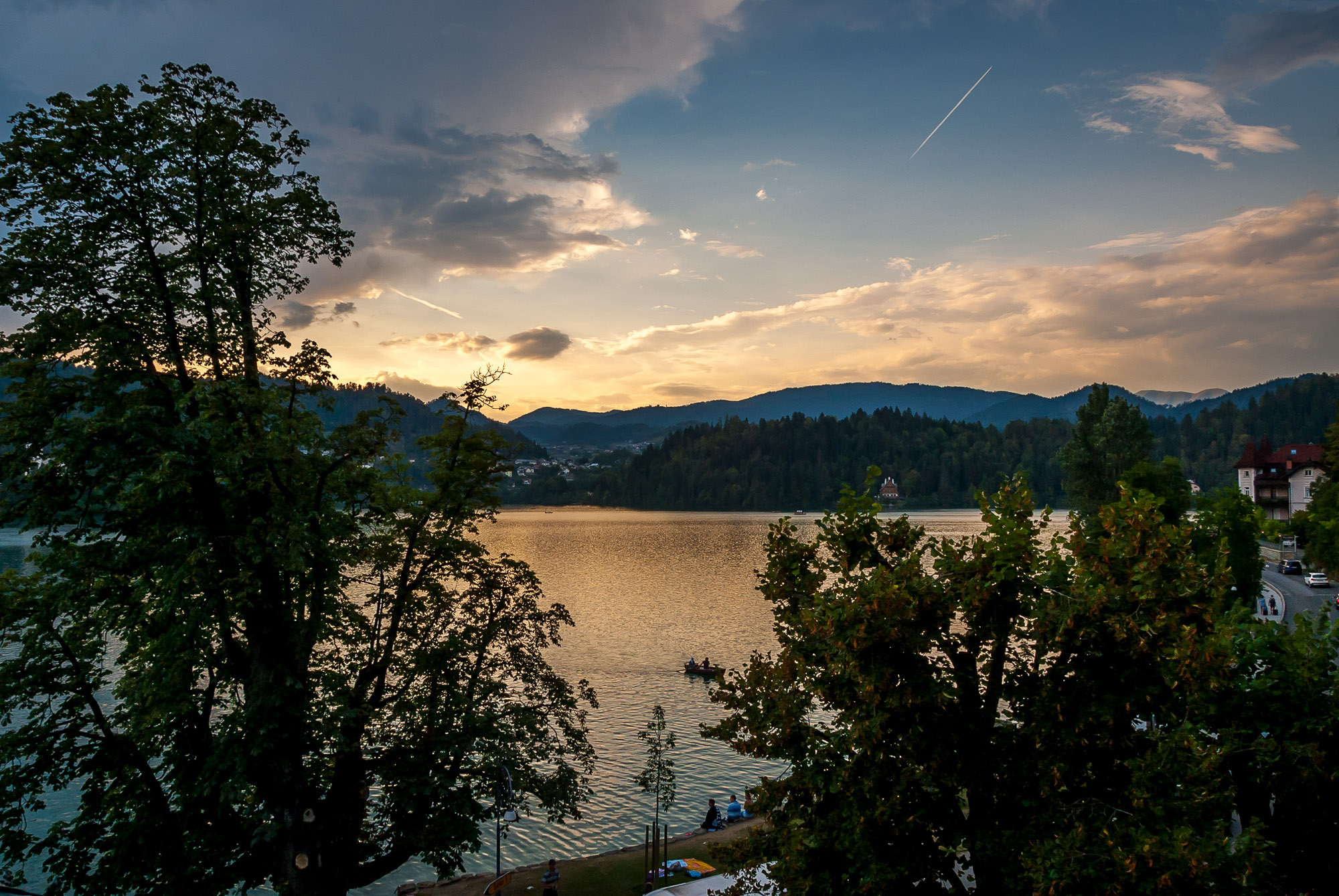 Lake Bled sunset