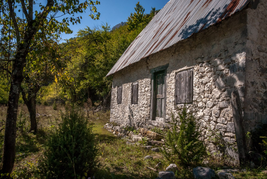 rural Albanian home